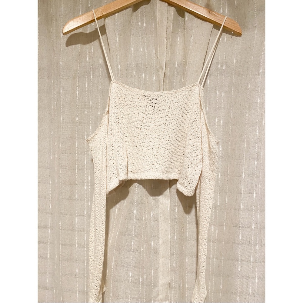 Forever cream crop top